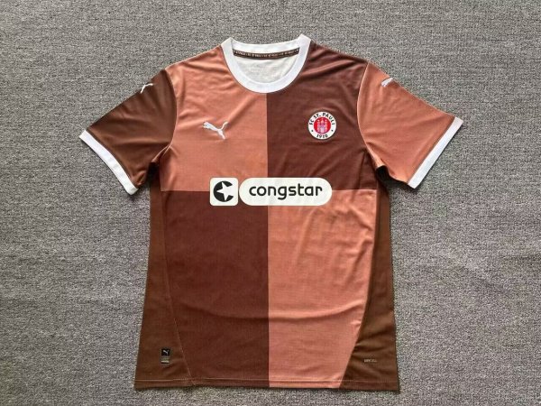 St. Pauli  home Fans  1:1 Quality Soccer Jersey  24-25