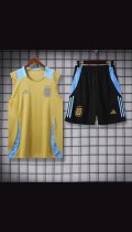 Argentina Training clothing Vest set  1:1 Quality Soccer Jersey    24-25
