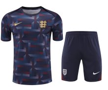 England Training clothing set  1:1 Quality Soccer Jersey    24-25