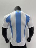 Argentina Home  Player  1:1 Quality Soccer Jersey  24-25（With Gold Patch）