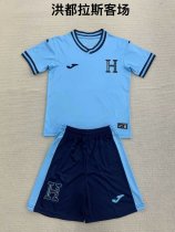 Honduras away  Kids  1:1 Quality Soccer Jersey   24-25