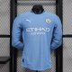 Manchester City Home Long sleeve Player   1:1 Quality Soccer Jersey   24-25