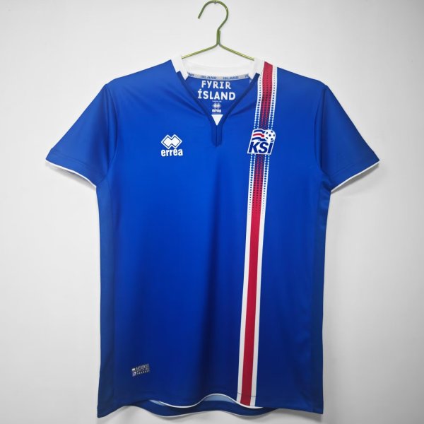 Retro Iceland  Home fans  1:1 Quality Soccer Jersey  2016-2017