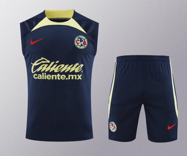 Club America Training clothing Vest set 1:1 Quality Soccer Jersey   24-25