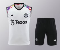 Manchester United Training clothing Vest set 1:1 Quality Soccer Jersey   24-25