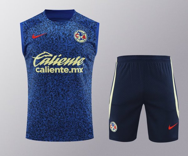 Club America Training clothing Vest set 1:1 Quality Soccer Jersey   24-25