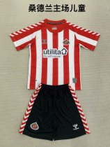 SUNDERLAND  home  kids  1:1 Quality Soccer Jersey   24-25