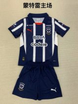 Monterrey  home  kids  1:1 Quality Soccer Jersey   24-25