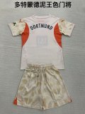 Dortmund goalkeeper kids 1:1 Quality Soccer Jersey   24-25