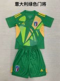 Italy goalkeeper Kids 1:1 Quality Soccer Jersey  24-25