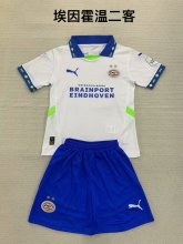 PSV Eindhoven third away kids 1:1 Quality Soccer Jersey   24-25