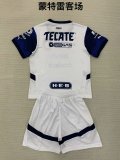 Monterrey  away  kids  1:1 Quality Soccer Jersey   24-25