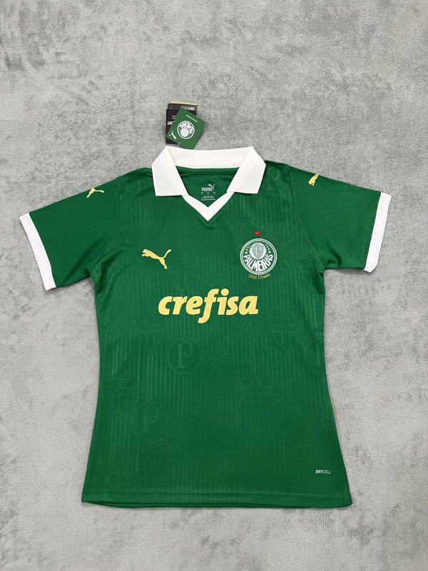 Palmeiras home Women fans 1:1 Quality Soccer Jersey    24-25