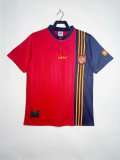 Retro Spain Home  1:1 Quality Soccer Jersey   1996