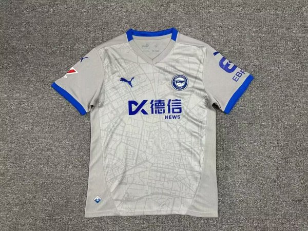 Deportivo Alaves away Fans 1:1 Quality Soccer Jersey  24-25