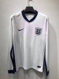 England  Home  long Sleeve Fans 1:1 Quality Soccer Jersey  24-25