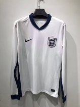 England  Home  long Sleeve Fans 1:1 Quality Soccer Jersey  24-25