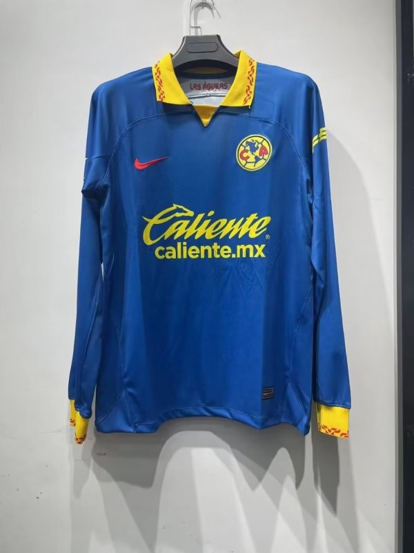 Club American  Away Long Sleeve  Fans 1:1 Quality Soccer Jersey    23-24