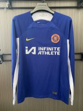 Chelsea Home Long Sleeve  Fans 1:1 Quality Soccer Jersey   23-24