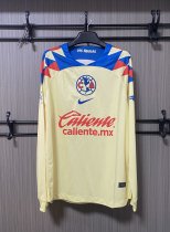 Club American home Long Sleeve  Fans 1:1 Quality Soccer Jersey    23-24