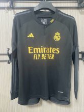 Real Madrid third away Long Sleeve  Fans  1:1 Quality Soccer Jersey    23-24