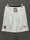 AC Milan home shorts pants 1:1 Quality Soccer Jersey  24-25