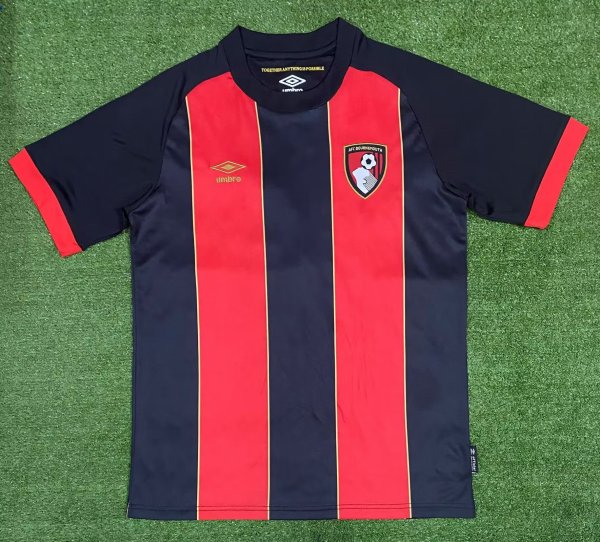 AFC Bournemouth  Home  Fans   1:1 Quality Soccer Jersey   24-25