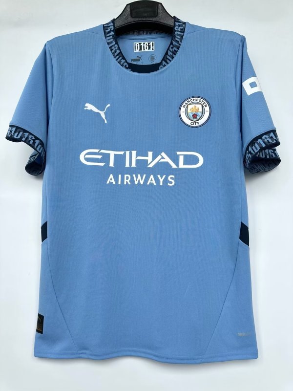 Manchester City home fans 1:1 Quality Soccer Jersey   24-25
