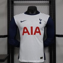 Tottenham home Long Sleeve Player 1:1 Quality Soccer Jersey    24-25
