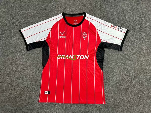 Lincoln City Home  Fans  1:1 Quality Soccer Jersey   24-25