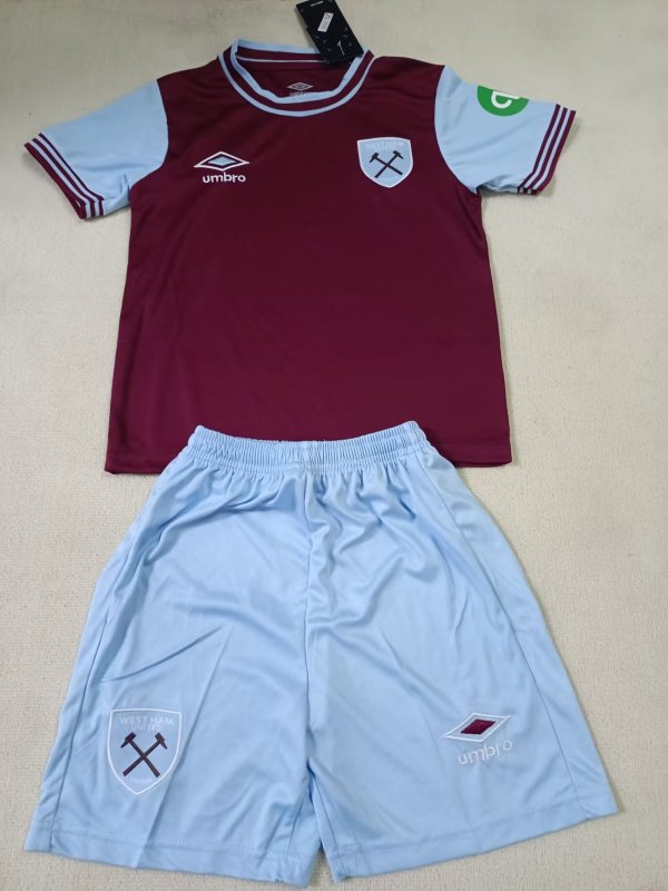 West Ham Home kids  24-25