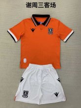 Sheffield wednesday away kids  1:1 Quality Soccer Jersey   24-25
