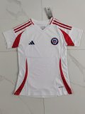 Chile away women  Fans 1:1 Quality Soccer Jersey   24-25