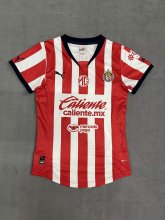 Chivas (Guadalajara )  Home women  Fans 1:1 Quality Soccer Jersey  24-25