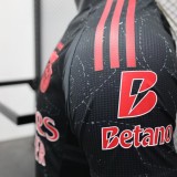 Benfica away player 1:1 Quality Soccer Jersey  24-25
