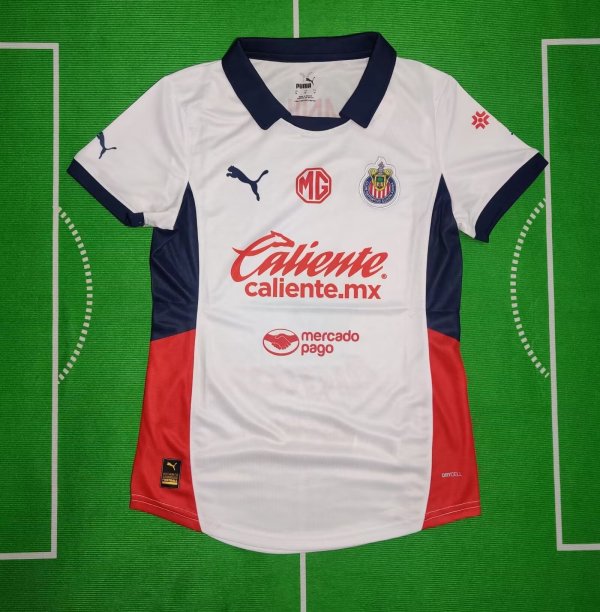 Chivas (Guadalajara )  away women  Fans 1:1 Quality Soccer Jersey  24-25