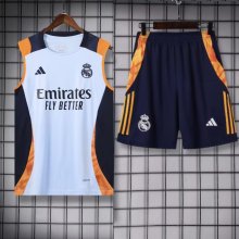 Real Madrid Training clothing Vest set 1:1 Quality Soccer Jersey    24-25