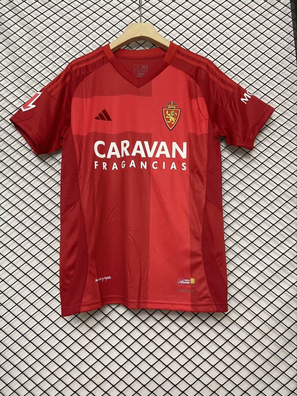 Real Zaragoza away Fans  1:1 Quality Soccer Jersey   24-25