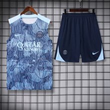 PSG Paris Training clothing Vest set  1:1 Quality Soccer Jersey    24-25