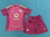 Roma Home Fans suit  1:1 Quality Soccer Jersey  24-25