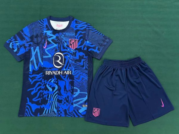 Atletico Madrid third away  Fans  suit  1:1 Quality Soccer Jersey   24-25