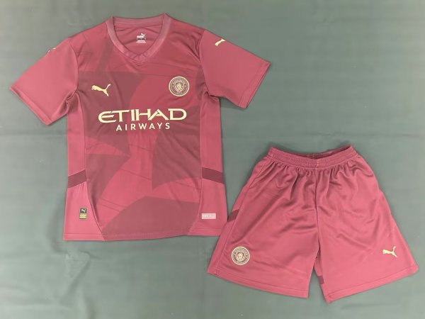 Manchester City third away fans suit  1:1 Quality Soccer Jersey  24-25