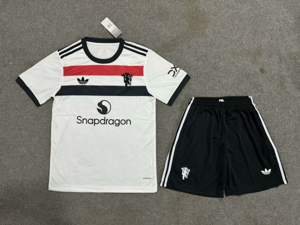 Manchester United third away Fans suit  1:1 Quality Soccer Jersey    24-25