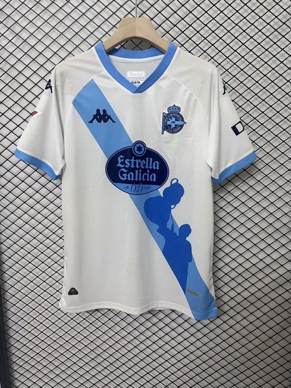 Deportivo La Coruna away  Fans 1:1 Quality Soccer Jersey  24-25