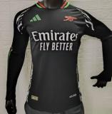 Arsenal  away Long Sleeve Player 1:1 Quality Soccer Jersey    24-25