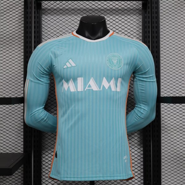 Inter Miami third away Long sleeves Player 1:1 Quality Soccer Jersey  24-25