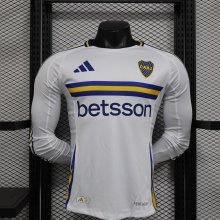 Boca Juniors away Long sleeves Player  1:1 Quality Soccer Jersey   24-25