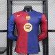 Barcelona home Long Sleeve Player  1:1 Quality Soccer Jersey   24-25
