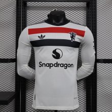 Manchester United third away Long Sleeve Player 1:1 Quality Soccer Jersey    24-25