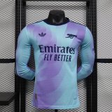 Arsenal third away Long Sleeve Player 1:1 Quality Soccer Jersey    24-25